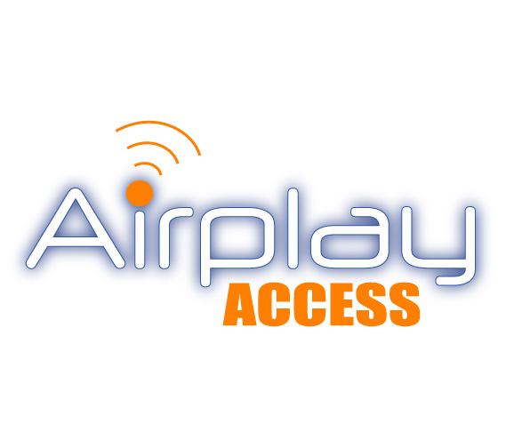 airplay access blue and orange logo