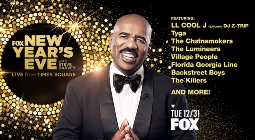 Fox's New Year's Eve with Steve Harvey': Rob Gronkowski breaks